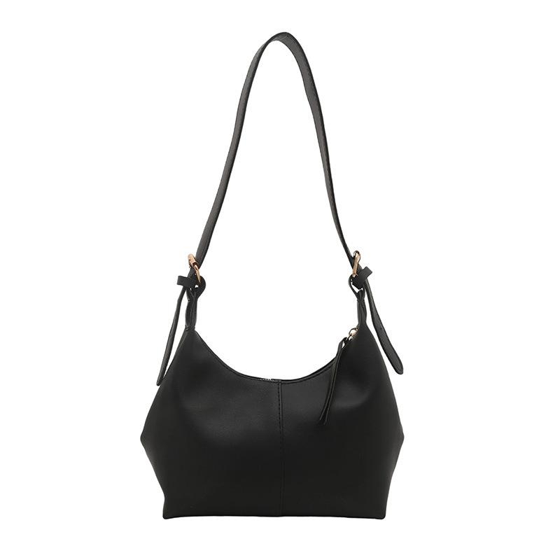 

Retro commuter texture shoulder bag women today popular temperament underarm bag tote bag fashion women чёрный