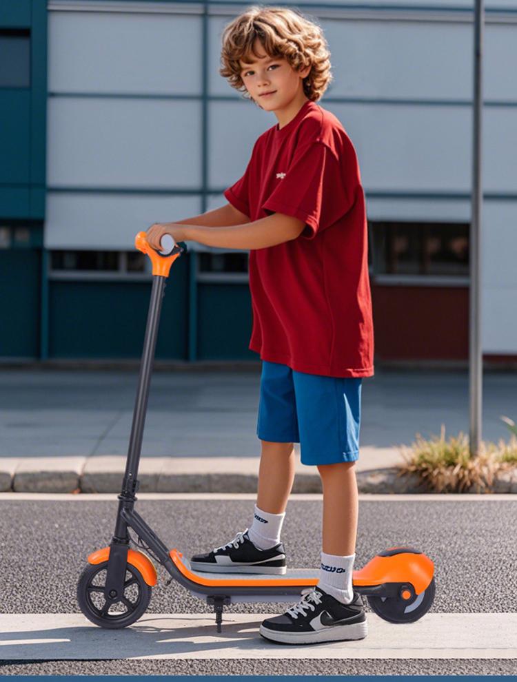 Cross-Border Kids' Two-Wheeled Electric Scooter - Lightweight New Model for Outdoor Tourism & Scenic Areas