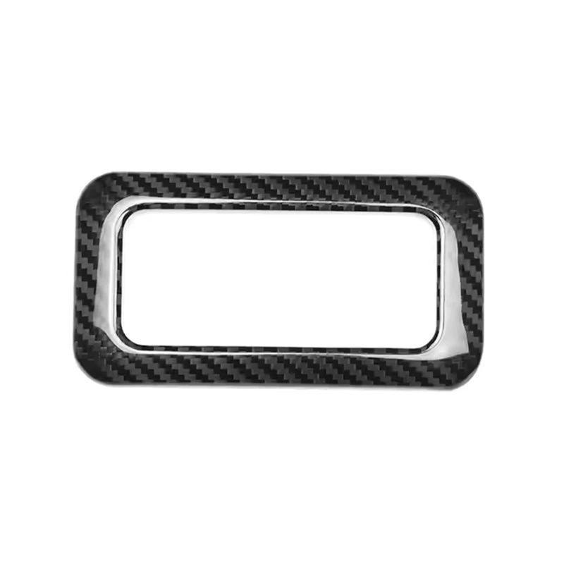 Outer Frame Sticker Real Hard Dry Carbon Fiber For Abarth 595 695 Fiat 500 2007-2024 Car Reading Lamp Carbon Fiber Pattern