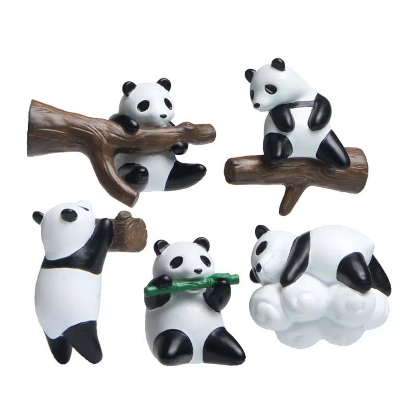 Cartoon Panda Fridge Magnets Refrigerator Message Sticker Home Decoration Kitchen Accessories Tools