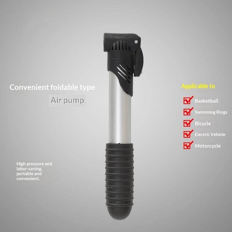 Portable Mini Bike Pump With Bracket Hand Cycling Mountain Bike Air Pump Bicycle Tire Inflator Bicycle Parts 1Pc