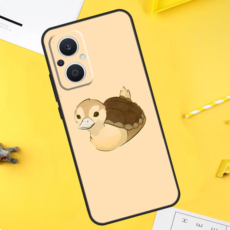 Süße Cartoon-Ente für OPPO Reno 14 13 12 11 10 Pro 8T 11F 12F 13F 14F 7 8 Lite OPPO Find X9 X8 X6 X5 Pro Hülle