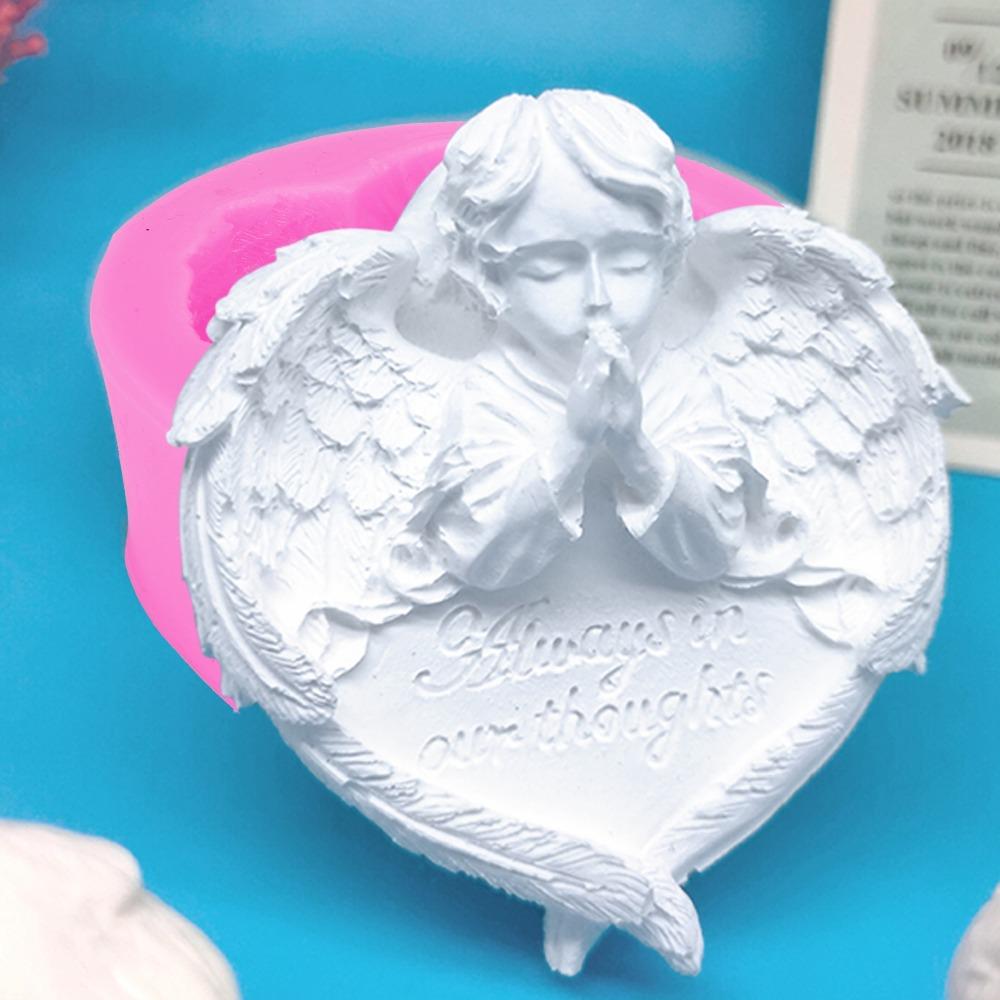 Pink Silicone Soap Mould Flexible Chocolate Mould Soap Mould Candle Mould  Baking Tools
