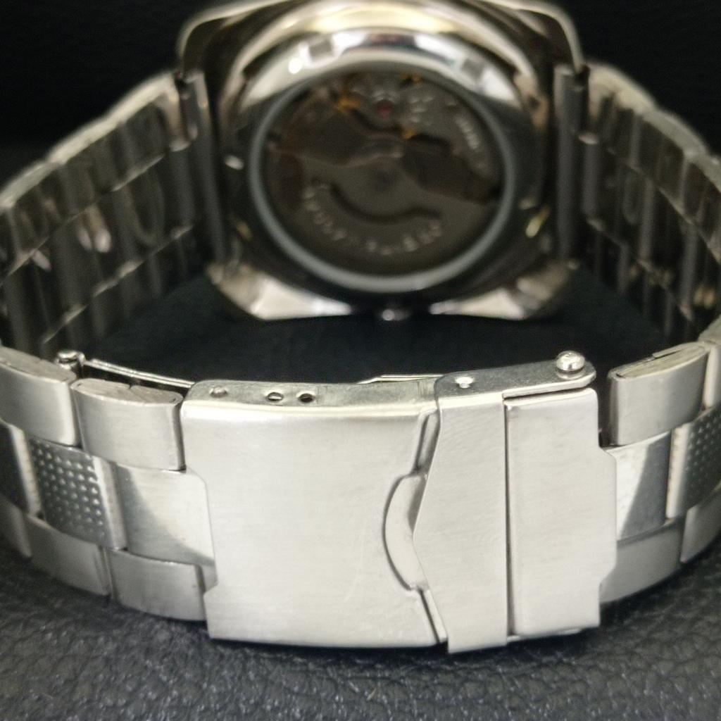 USED AUTOMATIC 46941 VINTAGE ORIENT JAPAN MENS BLUE COLOR DIAL WATCH A702232-5 R123-a702232