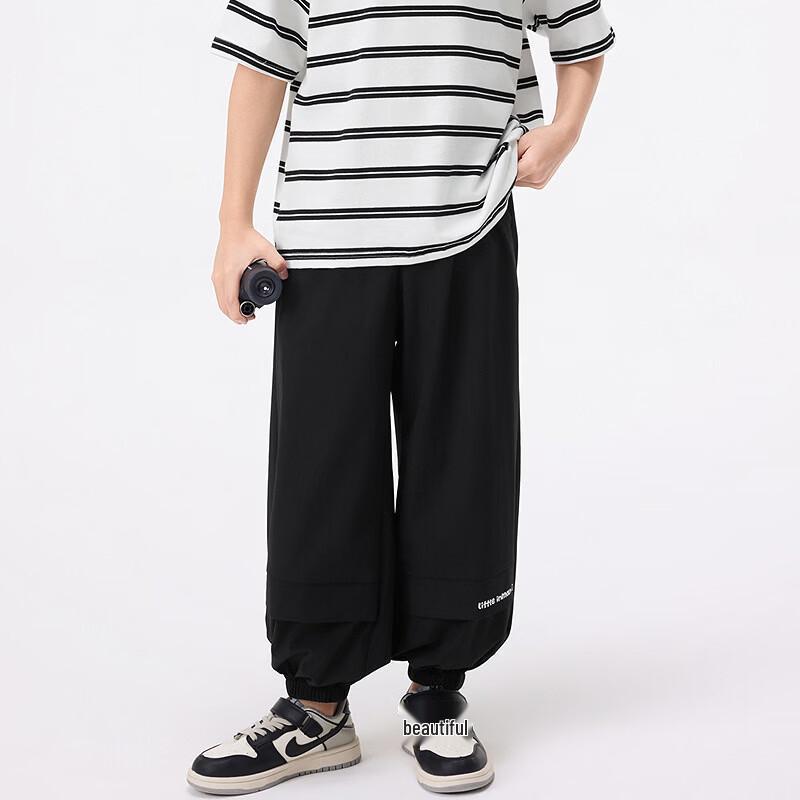 

Boys Summer Letter Print Jogger Pants 150
