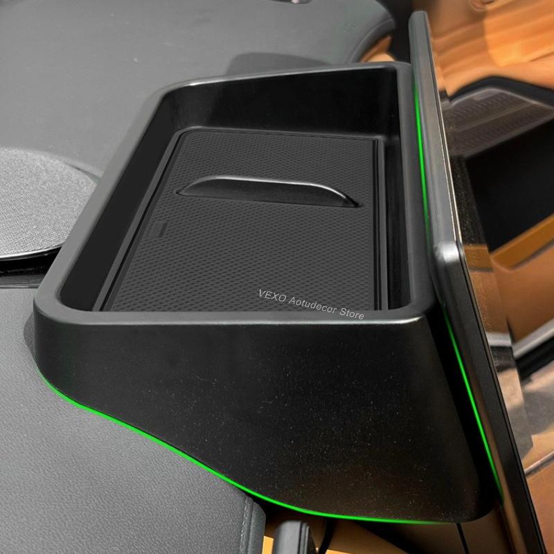 For Geely Galaxy Starship 7 EM-i Storage Box Behind Screen Organizer Rear Hidden Case Car Dashboard Storage Tray Interior Parts
