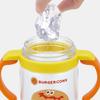 Skater Baby Straw Mug with Foldable Handle and Shoulder Suitable for Ages 1 Year and Burger Concus KSHW2N Strap, 2-Way Type, 370ml, Up,