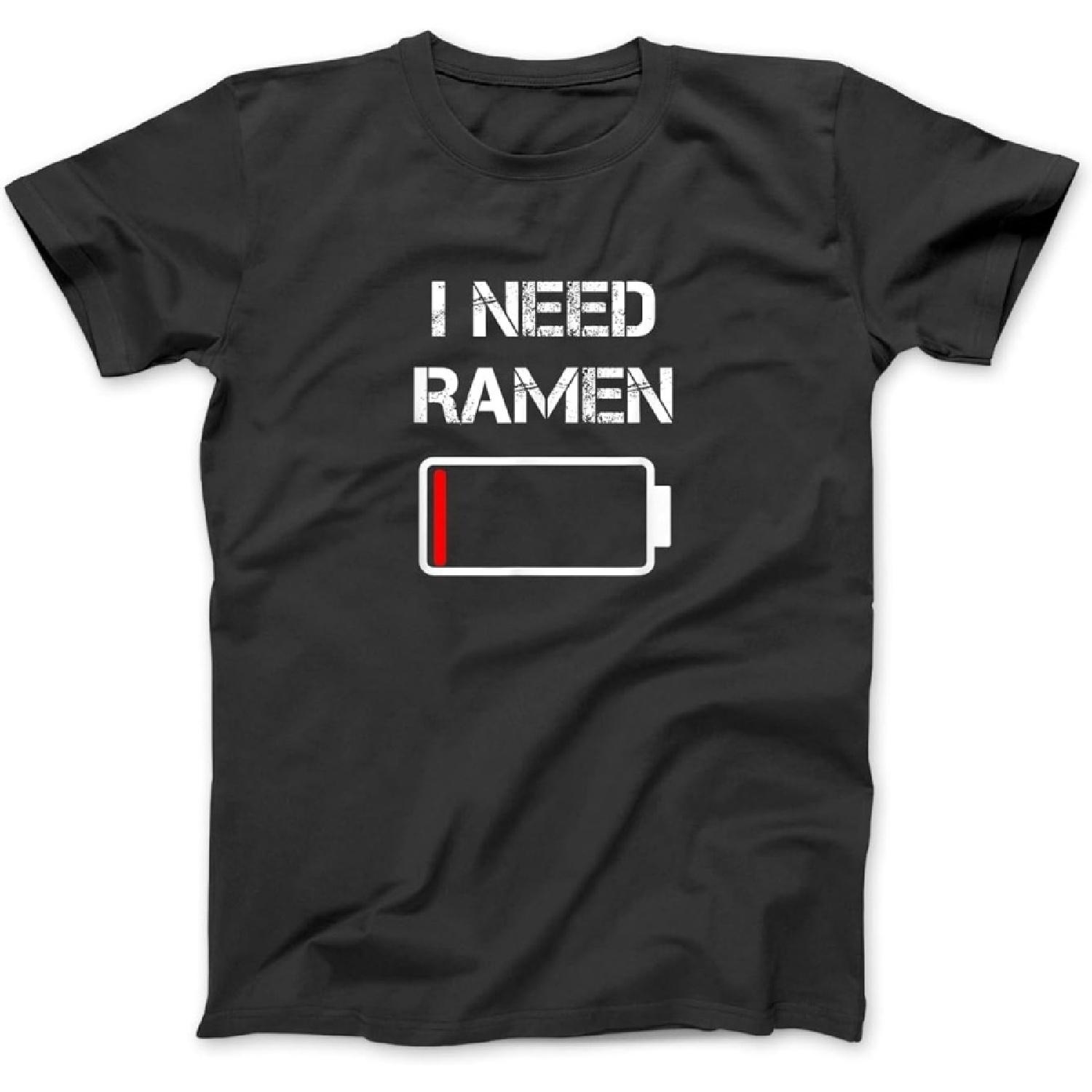I Need Ramen _ Japan _ Anime _ Funny Noodle Love Ramen T-Shirt OCT Men, Women Unisex Longsleeve Tanktop Hoodie Black S