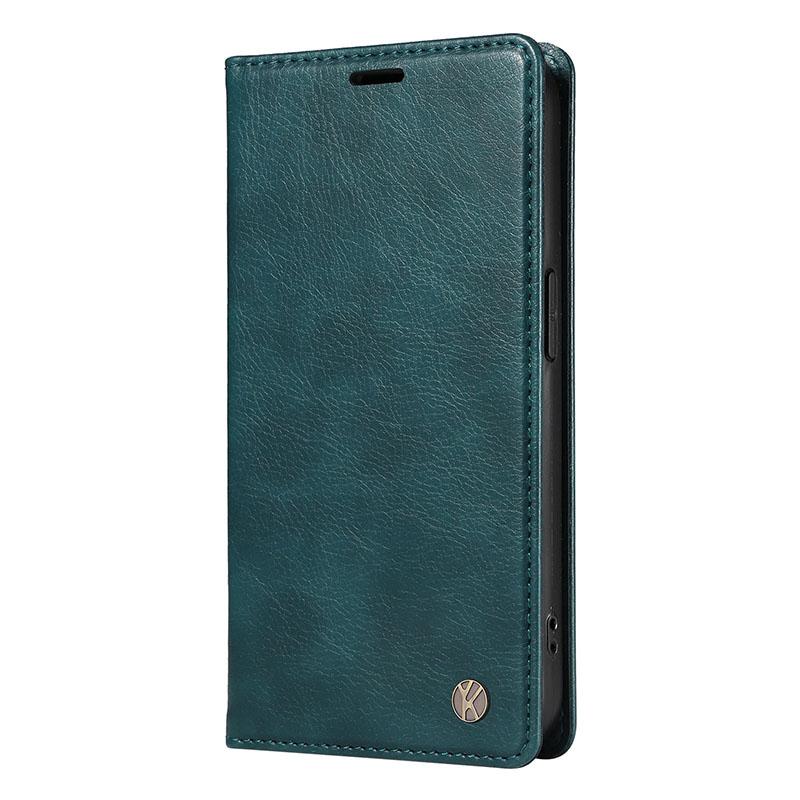 YIKATU YK-006 For Motorola Moto G84 5G Case PU Leather+TPU Litchi Texture Wallet Cover