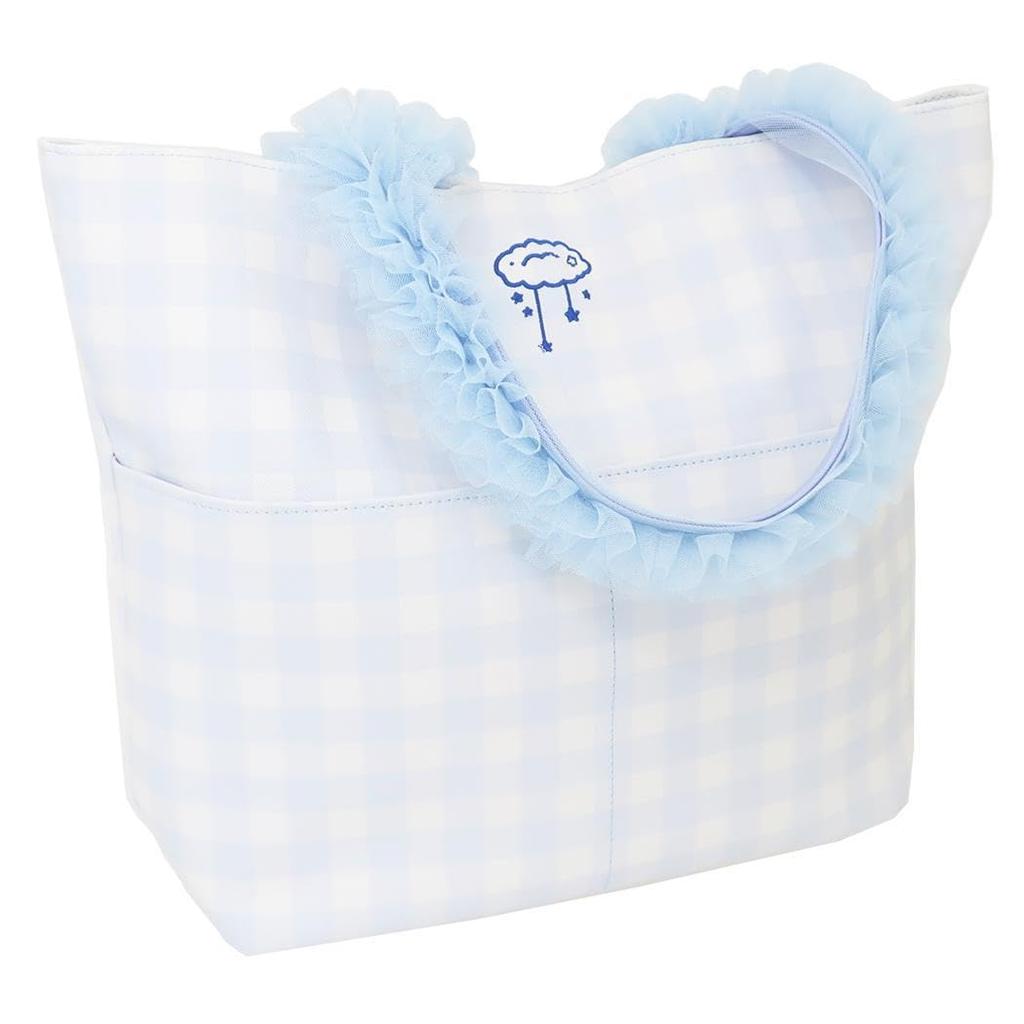 Cinnamoroll Kogimyun x Dolly Mix Geantă Tote cu Mânere Volan Albastru &