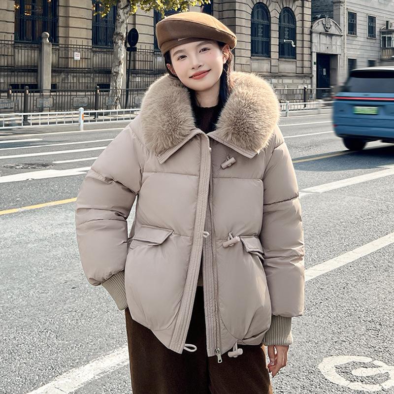 Women's Down Jacket Oversize Fox Fur Thickened WarmOuterwear