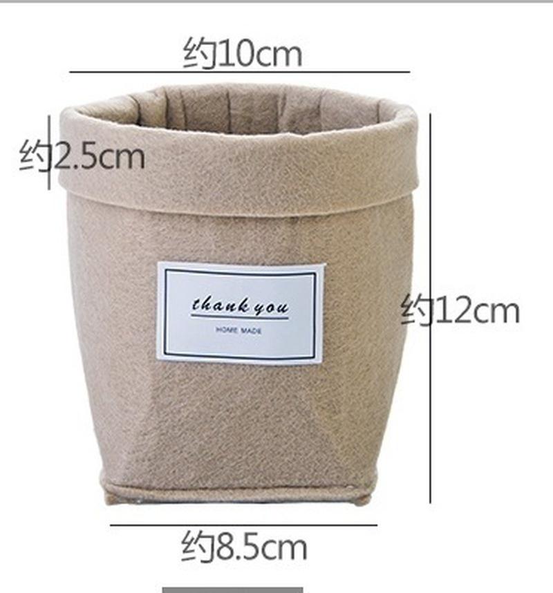 Flower Desktop Storage Basket Sundries Storage Box Small Cute Table Storage Basket  Storage Bags Org