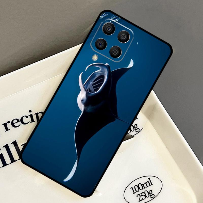 Animal Manta Ray Case For Samsung Galaxy M15 M55 M12 M13 M14 M54 M23 M16 M11 M21 M31 M20 M34 M52 M32 M36 M56