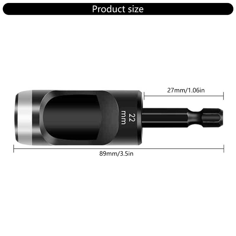 Sechskant-Adapter Elektrische Maschine Hohlstanzer Für Bohrer Pappe Leder Gürtel Kohlenstoffstahl Weiches Material Bohrer