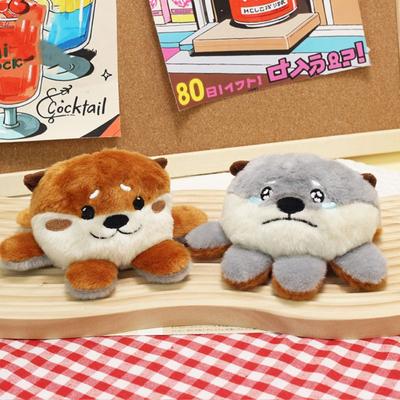 Llavero de Peluche Capibara de Algodón PP Colgante de Muñeca Capibara de Dibujos Animados a Doble Cara Niños Niñas Niños