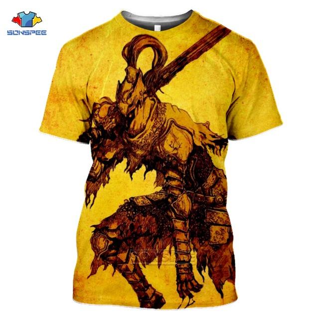 Yaz Erkek T-Shirt Moda 3D Baskı T Shirt Oyun Kadın Rahat Sokak Şıklığı Serin Spor Üst