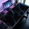 Cool Black White Lightning Gaming Mouse Pad Xxl Antislip Rubber Desk Mat 90x40 Thunder Bolt Keyboard Mousepad For Gamer Office