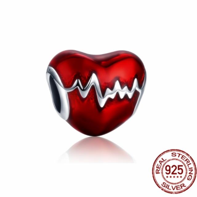 Red Motorcycle Rider & Good Fortune Carp Fish Dangle Charm Beads Fit Original Fasion 925 Sterling Silver Bracelet Women Jewelry