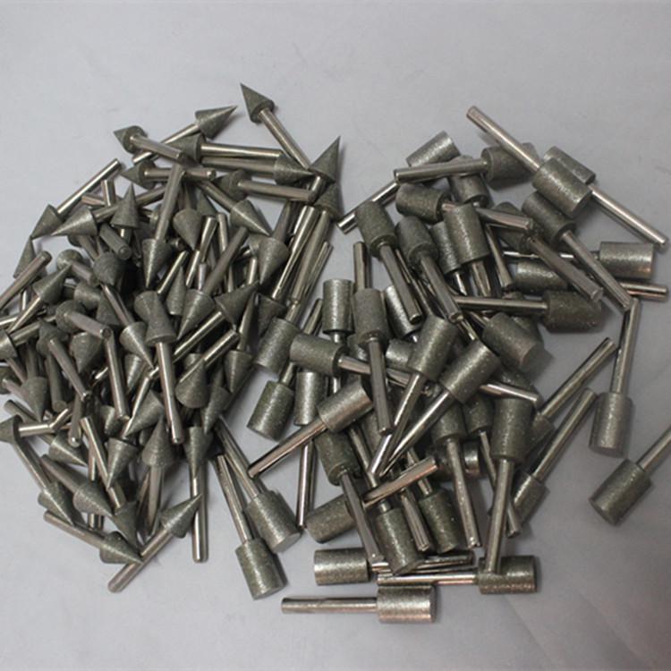 6x14 Diamond Alloy Grinding Head, Stone Carving Tool, Assorted Shapes for Electric Grinder and Electroplating Polishing.