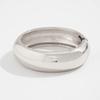 Exaggerated Punk Irregular Wide Cuff Spring Bangles for Women Vintage Gold Color Chunky Metal Bracelets Men Jewelry Gift