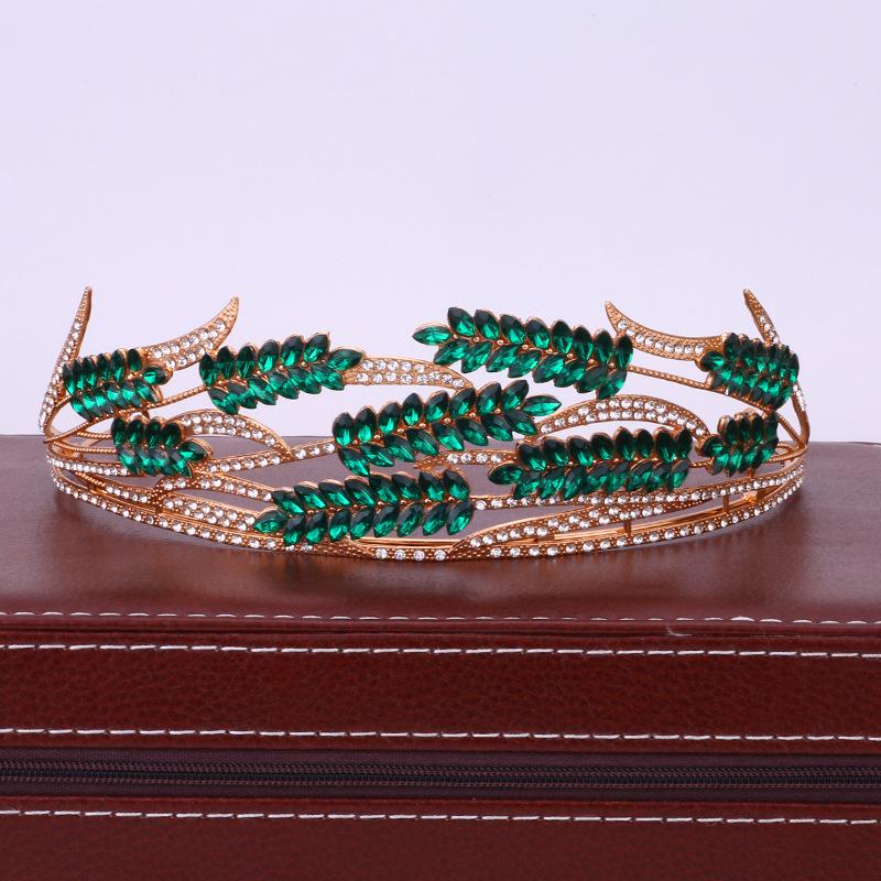 Luxurious and Fashionable Bridal Crown Wedding Dress Style Photo Crown Super Sparkling Rhinestone Tiara