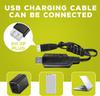 7.4V 3000mAh 15C 2S Li-ion baterie s T konektorem a USB nabíjecím kabelem – pro WLtoys 12423 MJX 14301 14302 14303 H16PL Vysokorychlostní RC auto 1/10 1/12 1/16