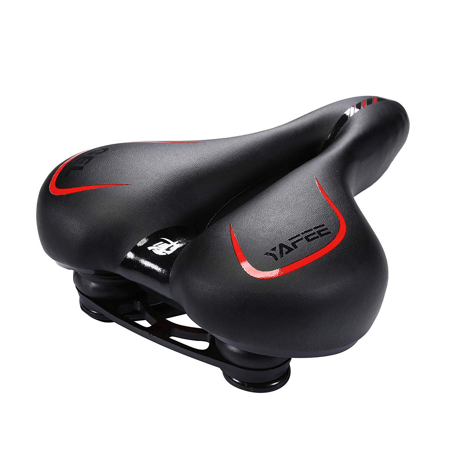 

Cross Border YAFEE Yafeng Bicycle Seat Cushion Silicone Saddle Bike Mountain Accessories Decompression Cushioning 285x210mm червоний