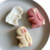 24TE Moon Cake Mould Cartoon Bunny Shaped DIY Baking Moulds for Mid-Autumn Festival