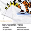 Calvin and Hobbes Wall Tapestry Aesthetic Wall Hanging Printed Fabric Blanket Decorative Tapestries for Bedroom Living Room Home Decor