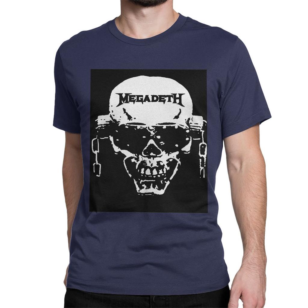 Men Women T-Shirt For You Coy Megadeths Awesome 100% Cotton Tees Short Sleeve Hip Hop Metal Rock Band T Shirts Clothing Printed