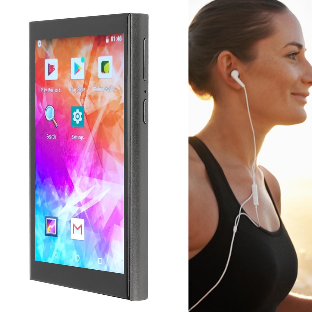 MP4 Player 4 Inch HD       HiFi Sound Portable Music Player with   WiFi for