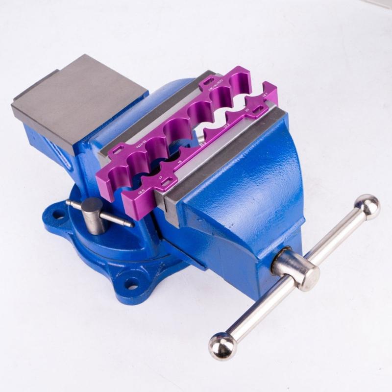 Aluminiumlegierungen Fahrradwerkbänke Schraubstöcke Klemmen Einsätze Halter Radsportteil Fahrräder Werkbänke Schraubstöcke Backenpolsterhalterung Reparaturklemme