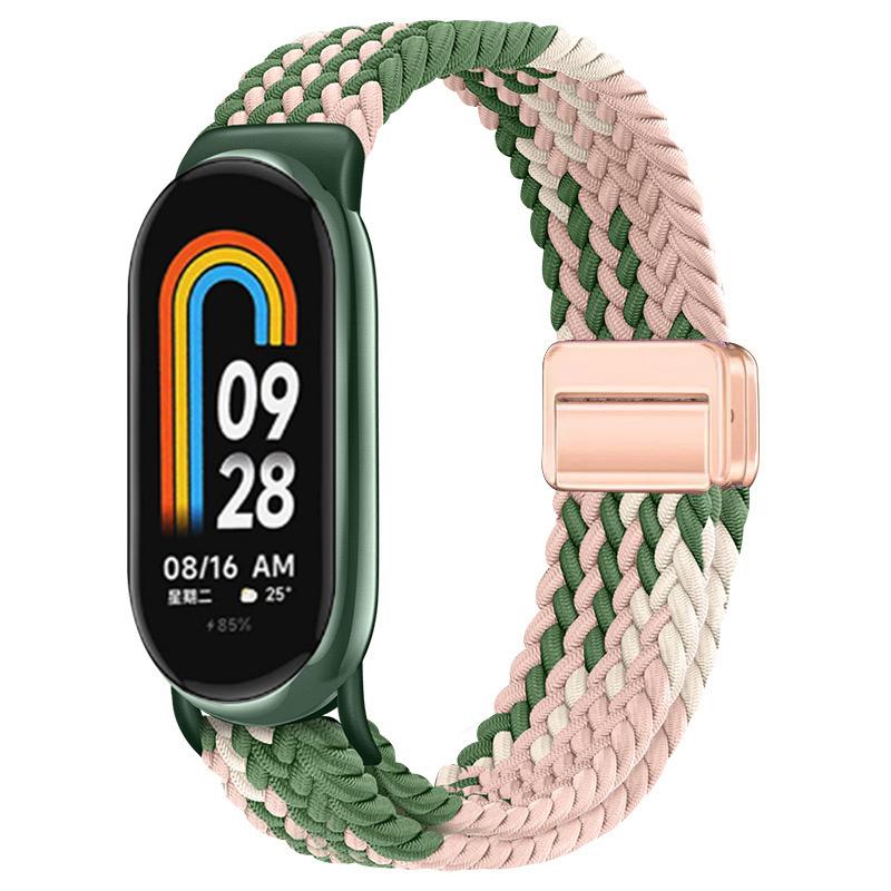 For Xiaomi Mi Band 10 strap Accessories breathable nylon Magnetic Braided Bracelet belt pulseira correas for Xiaomi Mi band 9 8