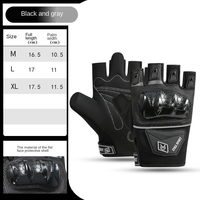 

Unisex Half Finger Cycling Gloves , Shockproof Anti-Slip MTB Road Bike Gloves, Breathable Fingerless Motorcycle Riding Gloves XL серый