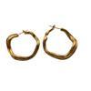 Irregular Ring Earrings, Earrings, Personalized Design, High-Grade Metal, High-Grade Temperament, Cold Wind, Retro Light Luxury Earrings.