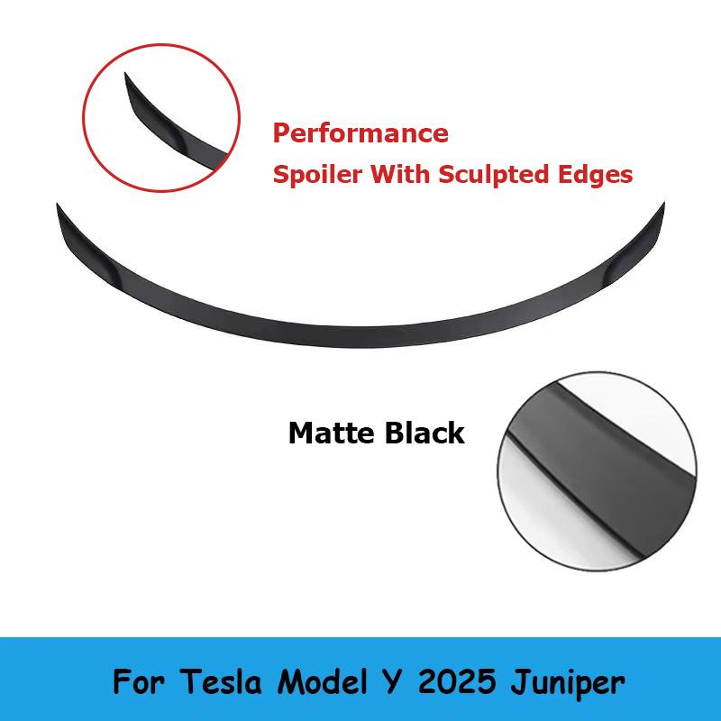 

ABS Rear Spoiler For Tesla Model 3 2024 Highland Rear Trunk Wing Model Y 2020-2025 Juniper High Performance Auto Accessories