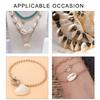 Pack of 100 Natural Seashells Charm Sea Shell Accessories for Handmade Bracelets and Necklaces Jewelry Components