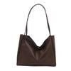 Minimalist And Modern Pu Tote Bag For Women In Brown With Generous Space Perfect For Use Daily