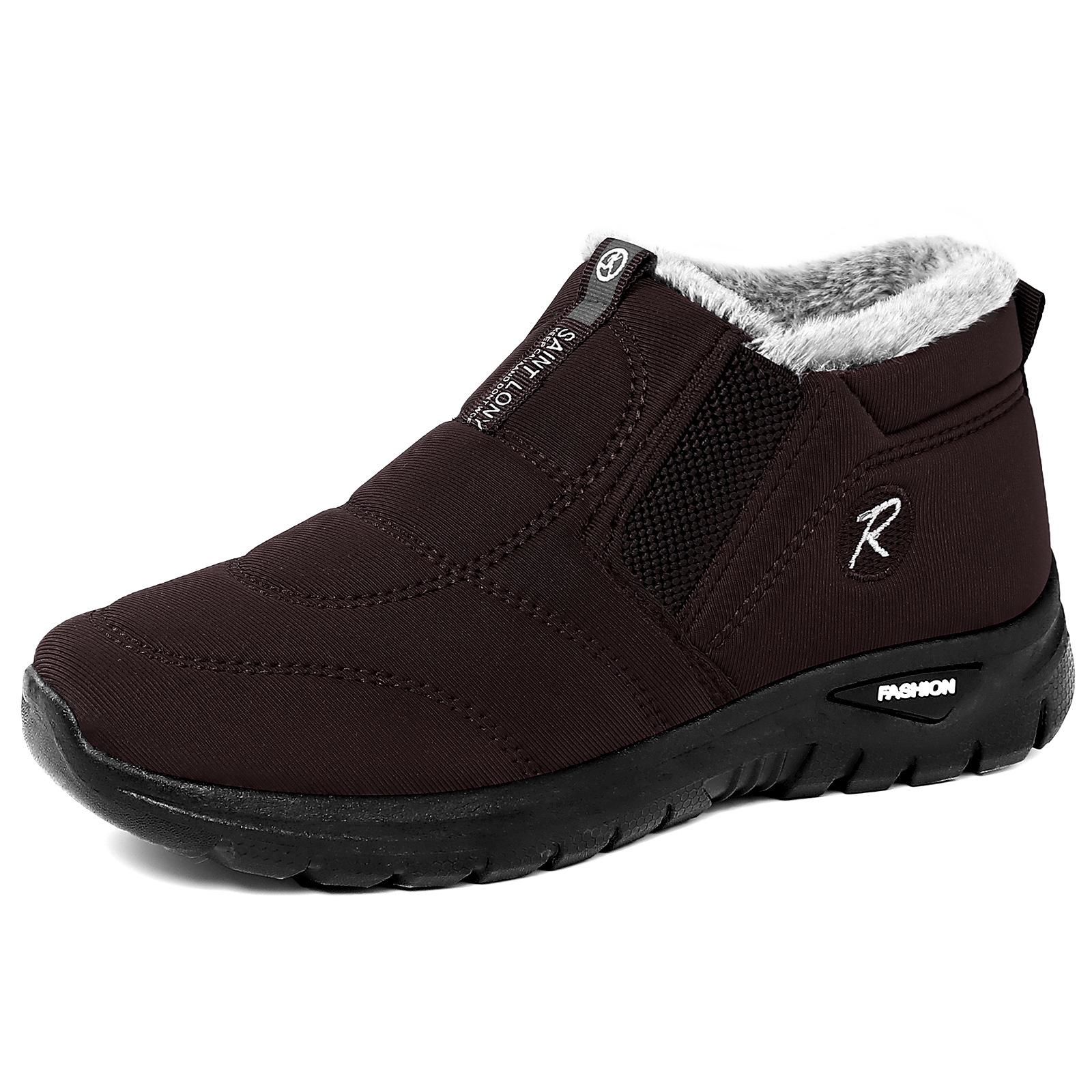 

Хлопковая обувь Теплые женские ботинки Морозостойкие универсальные сноубутсы Флисовые утепленные ботинки Женские простые хлопковые ботинки на мягкой подошве 43