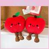 Charming Plush Red Ornament Fun Fruit Doll Bag Accessory For Holiday Gifts
