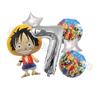 One Pieces Digit 1-10 Balloons Boys Anime Luffy Birthday Decoration Baby Shower Gender Reveal Party Supplies Kids Gift Hot Sales