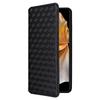 For vivo S18e 5G Leather Case Magnetic Closure Phone Cover Rhombus Pattern
