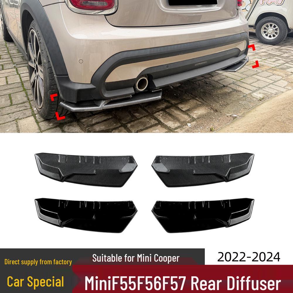 Mini Cooper F55/F56/F57 Rear Lip Diffuser Kit for Late Model Modifications