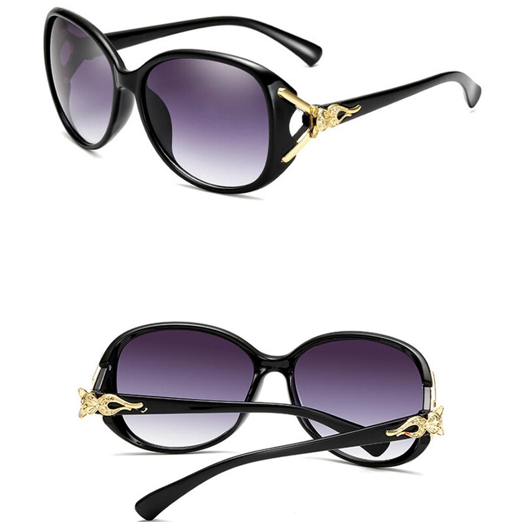 Ladies Fashion UV Protection Sunglasses Big Frame Fox Head Design for Driving and Shade