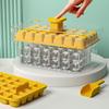 68-Cube Food-Grade Ice Tray: DIY Ice Making Mold for Home Refrigerators