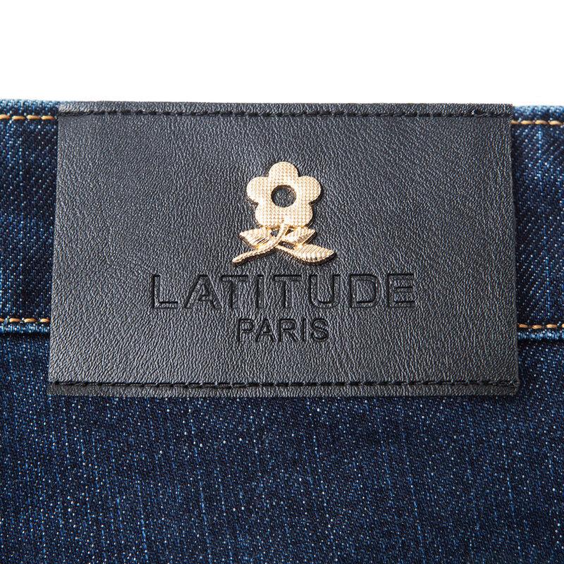 MONTAGUT Men's Silk Blend Straight Leg Business Casual Jeans