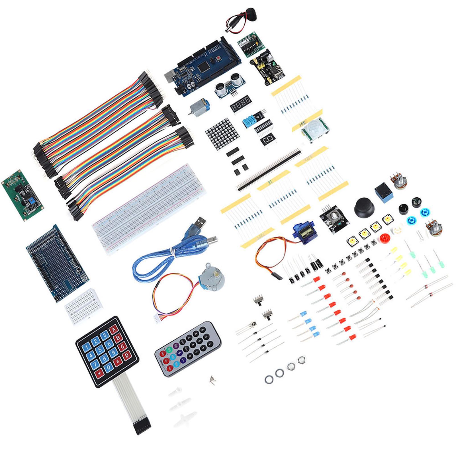 

Повний Вступний Навчальний Набір Для Arduino MEGA 2560 LCD1602 Сервомотор