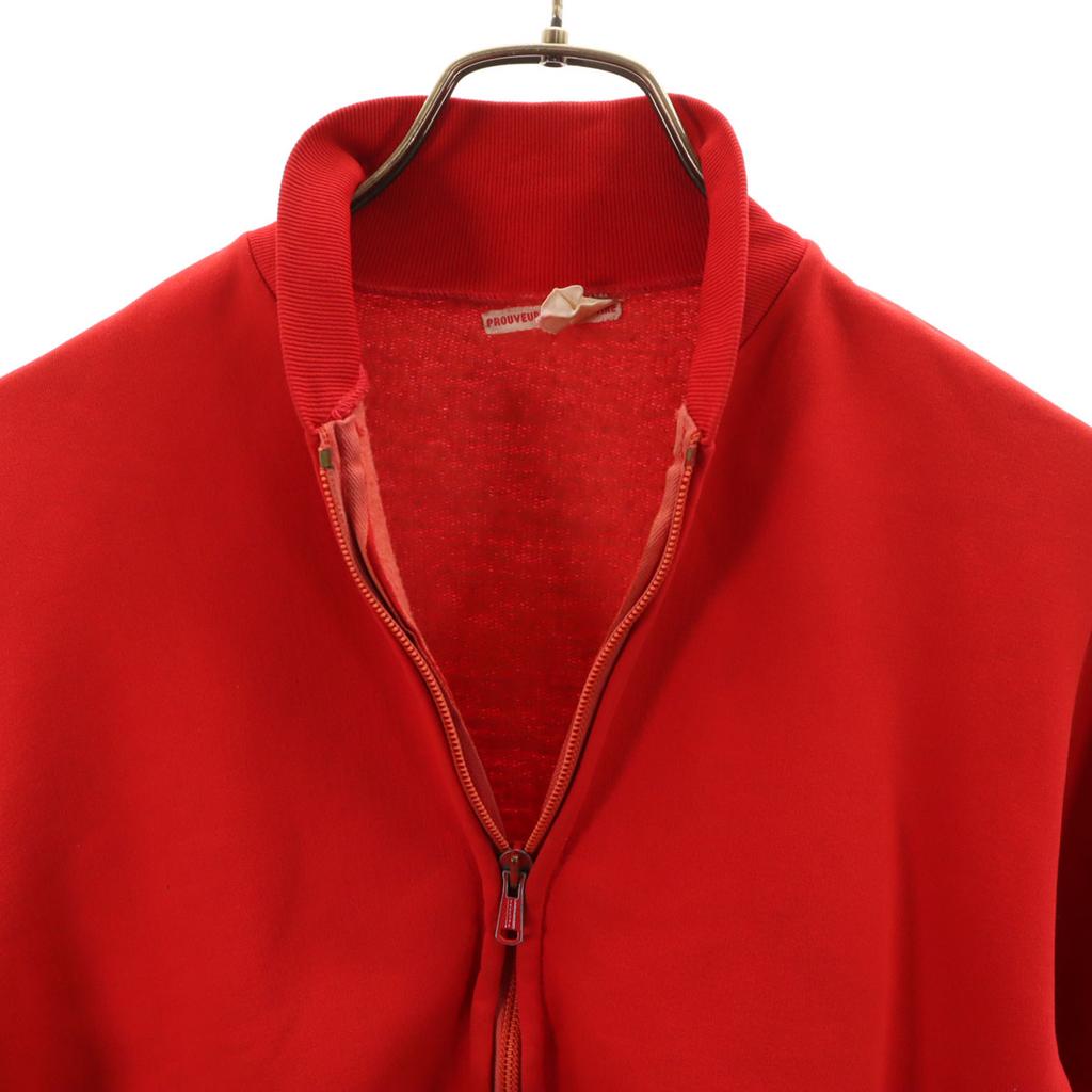 PROUVEUR M-CARISTINE 70s Made in France Vintage Track jacket 16 Red Men's Used