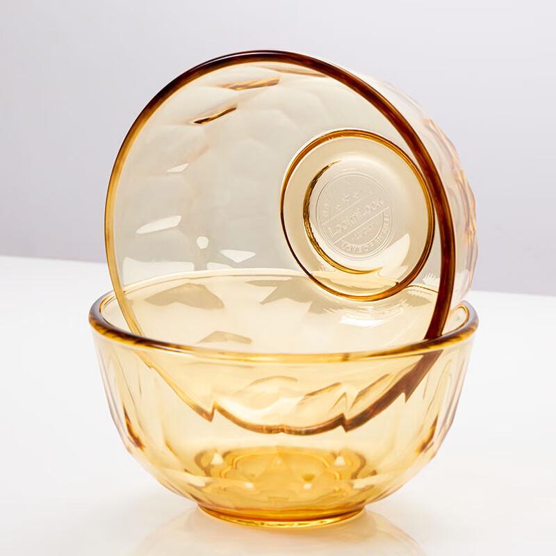 LocknLock Crystal Amber 6-Piece Glass Food Storage Set