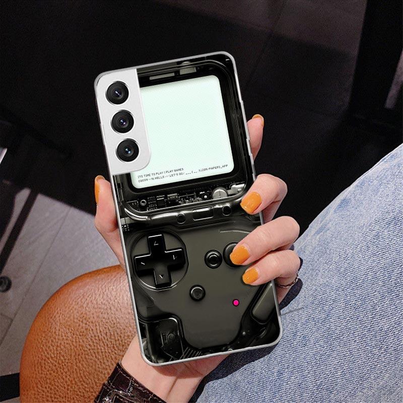Games Console Fashion Boy Phnoe Case for Samsung Galaxy S26 S25 Edge S23 S24 Ultra S22 Plus S21 S20 FE Unique Cover Soft Coque G
